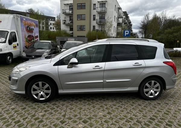 Peugeot 308 cena 16900 przebieg: 129553, rok produkcji 2009 z Gdańsk małe 211